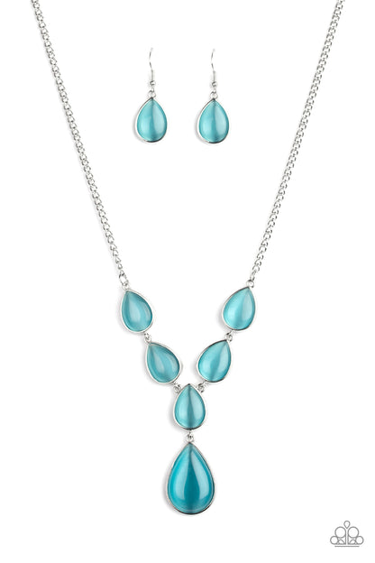 Paparazzi Necklace - Dewy Decadence - Blue