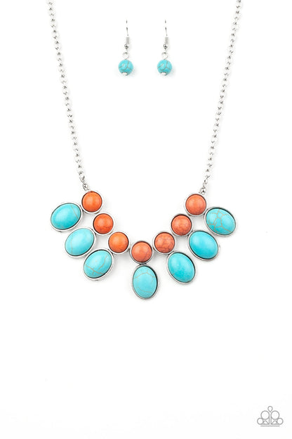 Paparazzi Necklace - Environmental Impact - Blue