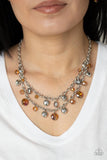 Paparazzi Necklace - Ethereally Ensconced - Brown