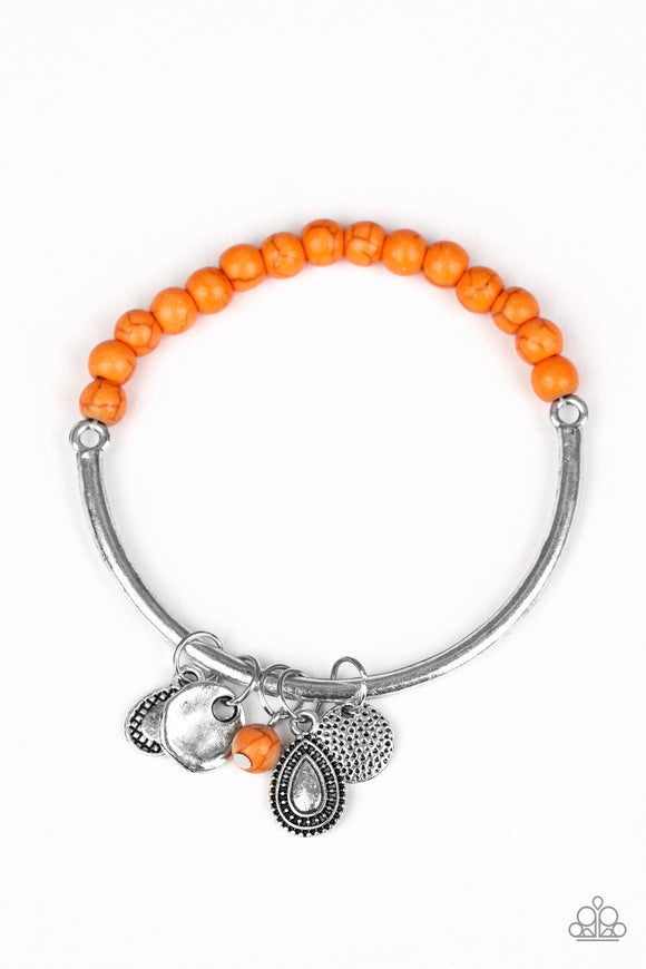 Paparazzi Bracelet - Ever Everest - Orange