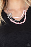 Paparazzi Necklace - Fabulously Floral - Pink