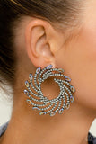 Paparazzi Earrings - Firework Fanfare - Multi - Life of the Party April 2023