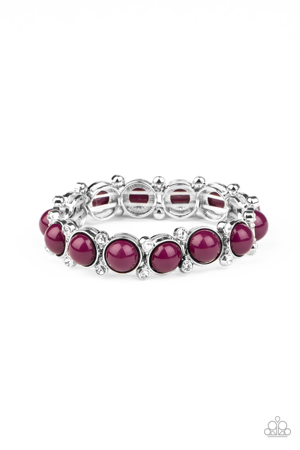 Paparazzi Bracelet - Flamboyantly Fruity - Purple