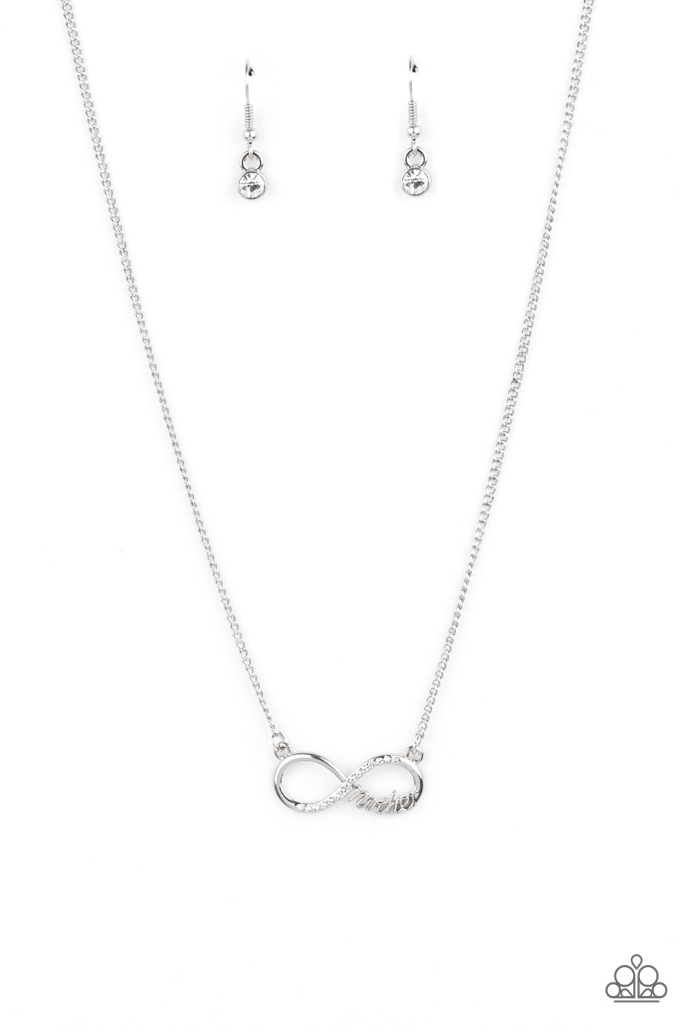 Paparazzi Necklace - Forever Your Mom - White