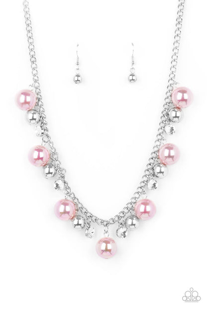 Paparazzi Necklace - Galactic Gala - Pink