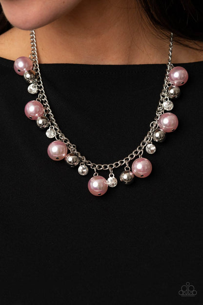 Paparazzi Necklace - Galactic Gala - Pink