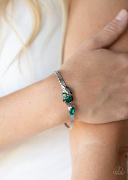 Paparazzi Bracelet - Gemstone Grotto - Green