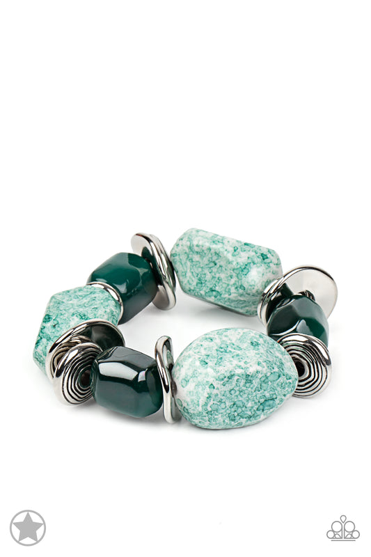 Paparazzi Blockbuster Bracelet - Glaze of Glory - Blue