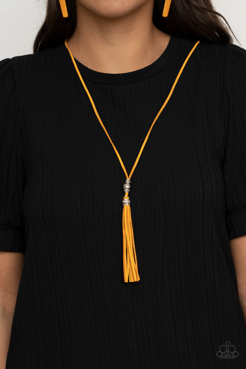 Paparazzi Necklace - Hold My Tassel - Yellow