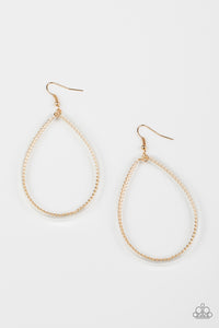 Paparazzi Earrings - Just ENCASE You Missed It - Gold