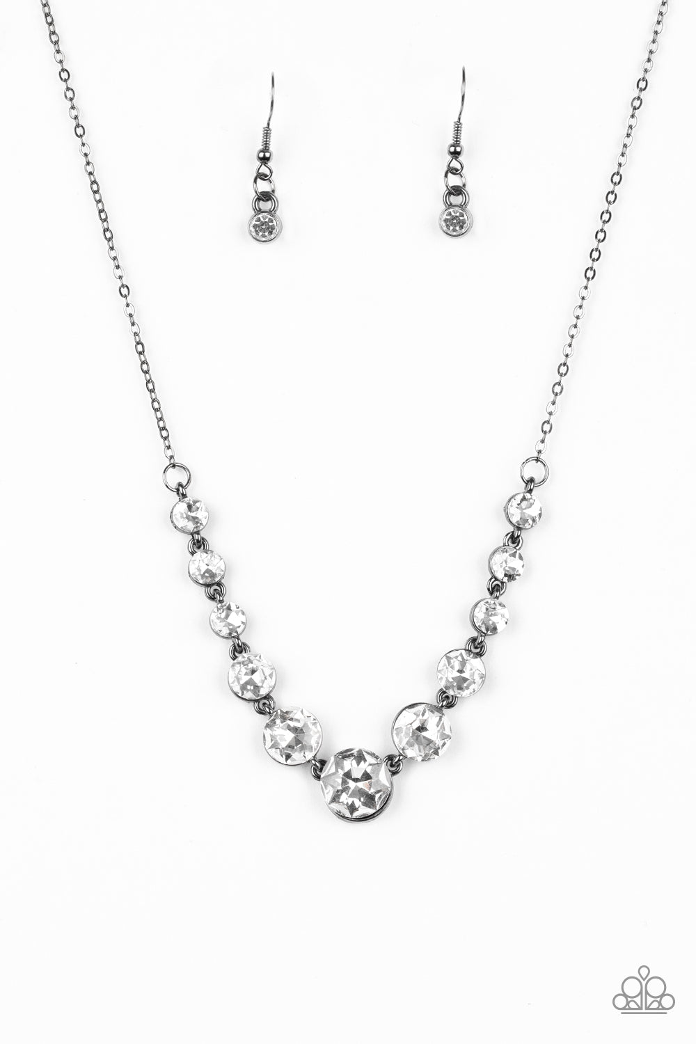 Paparazzi Necklace - Leading Socialite - Black