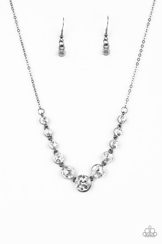 Paparazzi Necklace - Leading Socialite - Black