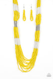Paparazzi Necklace - Let It BEAD - Yellow