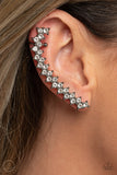 Paparazzi Earrings - Let There Be LIGHTNING - Black Ear Crawlers