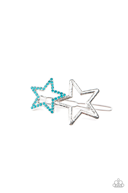 Paparazzi Hair Clips - Lets Get This Party STAR-ted! - Blue