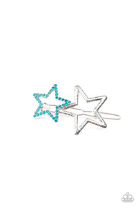 Paparazzi Hair Clips - Lets Get This Party STAR-ted! - Blue