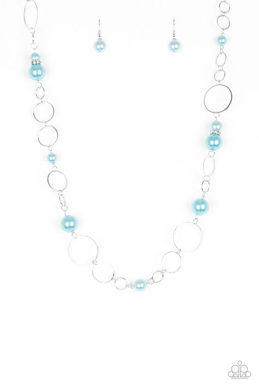 Paparazzi Necklace - Lovely Lady Luck - Blue