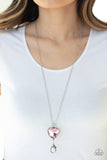 Paparazzi Necklace - Lovely Luminosity - Pink