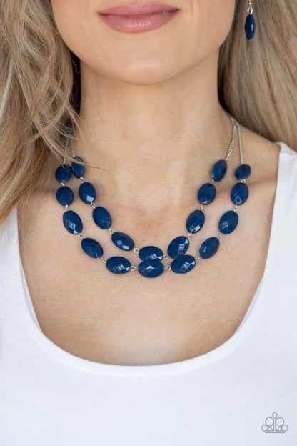 Paparazzi Necklace - Max Volume - Blue