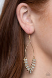 Paparazzi Earrings - Me, Myself, and ICE - Gold