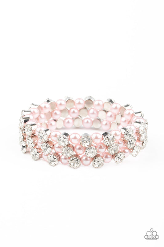 Paparazzi Bracelet - Metro Motif - Pink