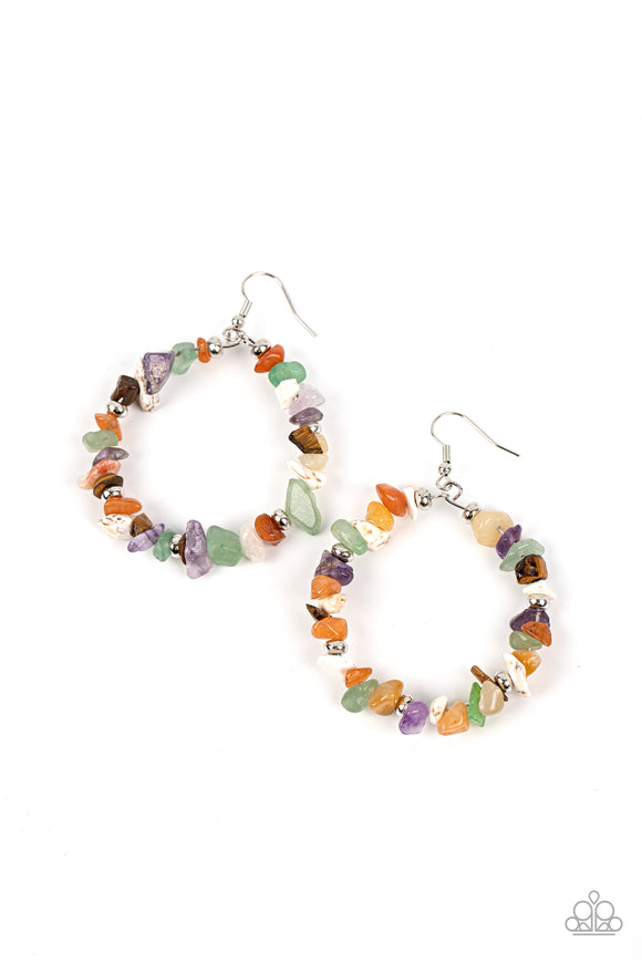 Paparazzi Earrings - Mineral Mantra - Multi