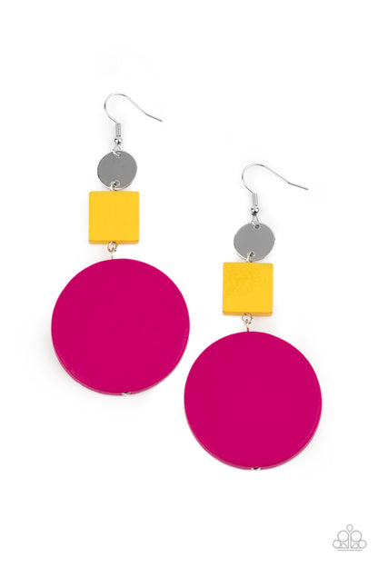 Paparazzi Earrings - Modern Materials - Multi