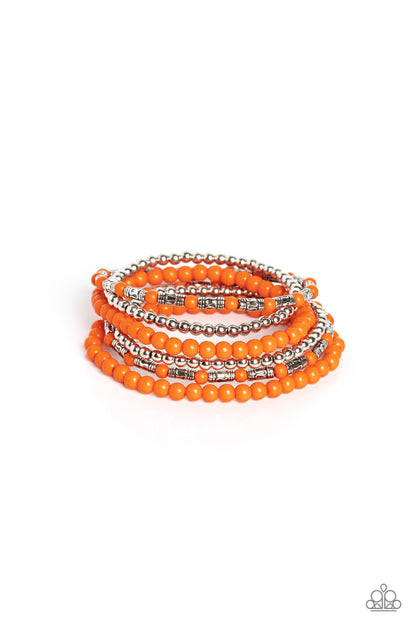 Paparazzi Bracelet - Mythical Magic - Orange