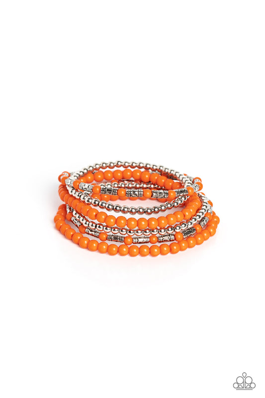 Paparazzi Bracelet - Mythical Magic - Orange