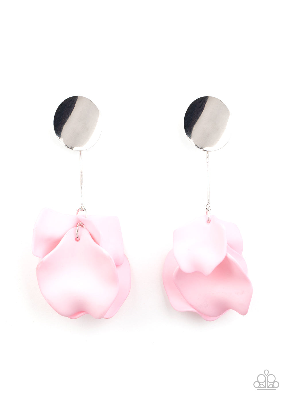 Paparazzi Earrings - Petal Pathways - Pink