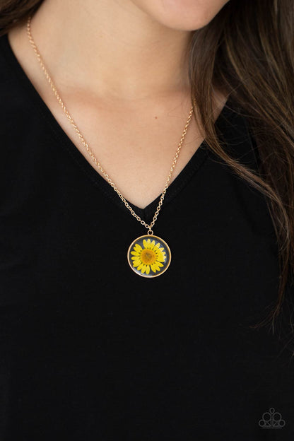 Paparazzi Necklace - Prairie Promenade - Yellow