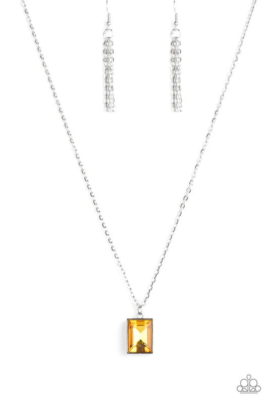 Paparazzi Necklace - Pro Edge - Yellow