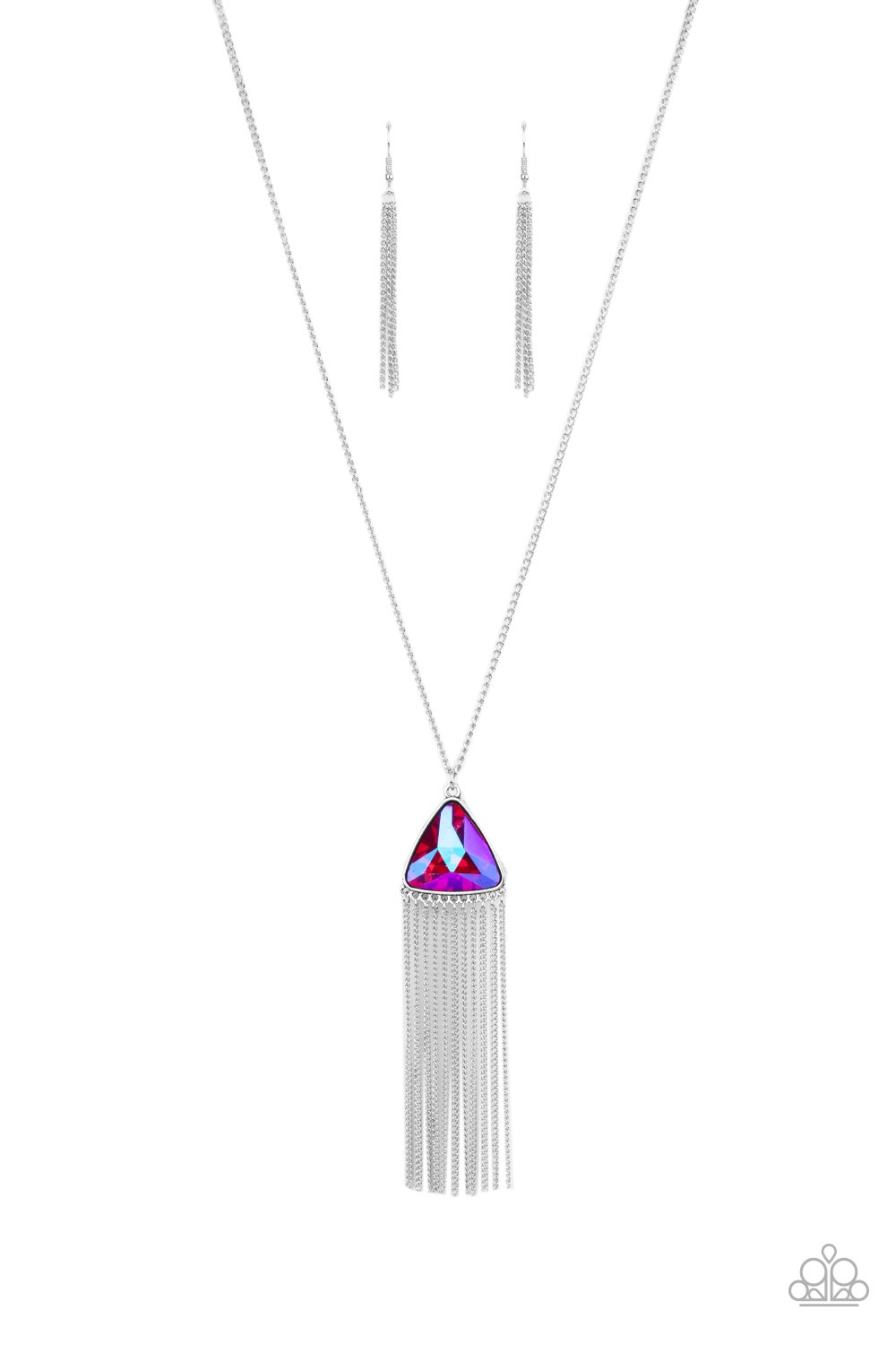 Paparazzi Necklace - Proudly Prismatic - Pink