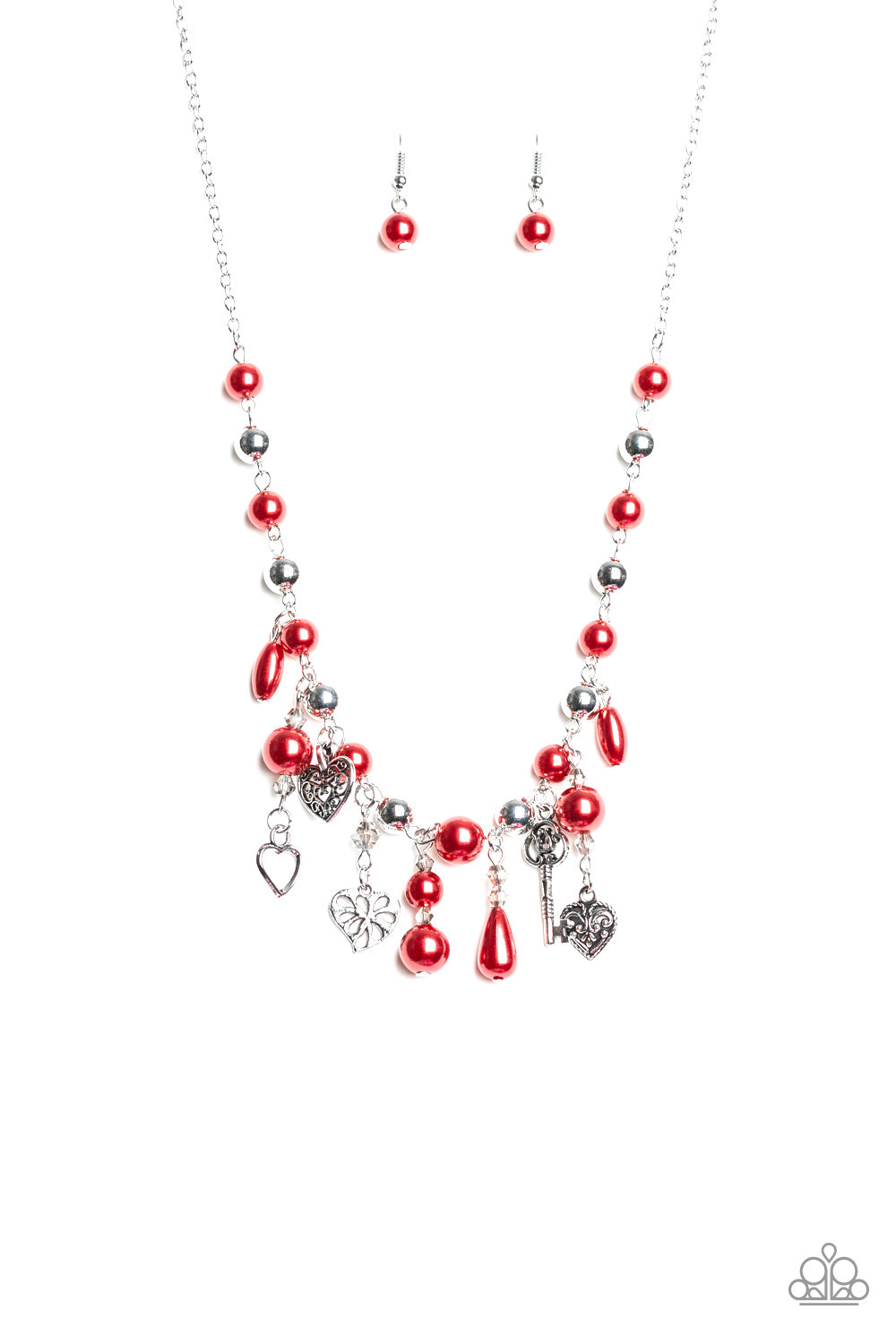 Paparazzi Necklace - Renaissance Romance - Red