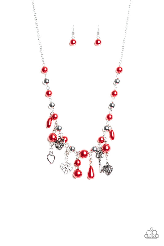 Paparazzi Necklace - Renaissance Romance - Red