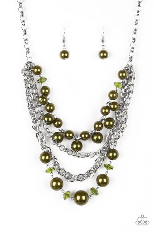 Paparazzi Necklace - Rockin Rockette - Green