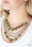 Paparazzi Necklace - Rockin Rockette - Green