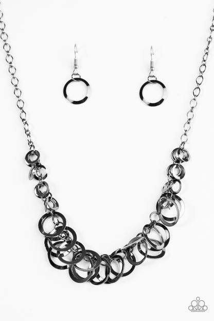 Paparazzi Necklace - Royal Circus - Black