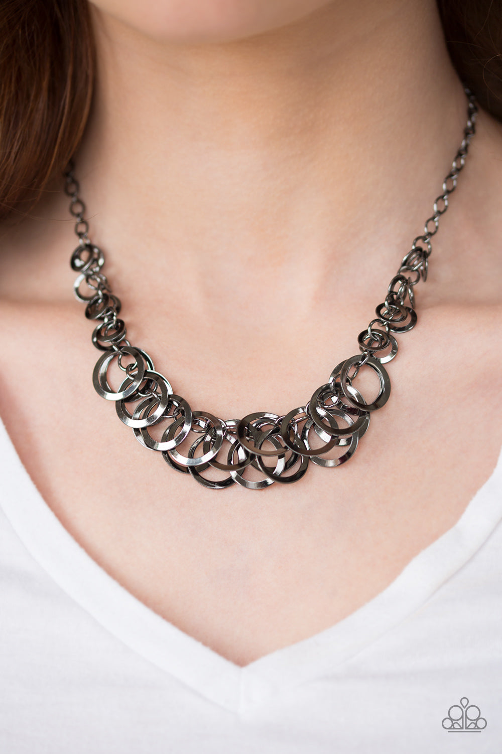 Paparazzi Necklace - Royal Circus - Black