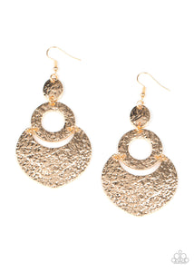 Paparazzi Earrings - Shimmer Suite - Gold