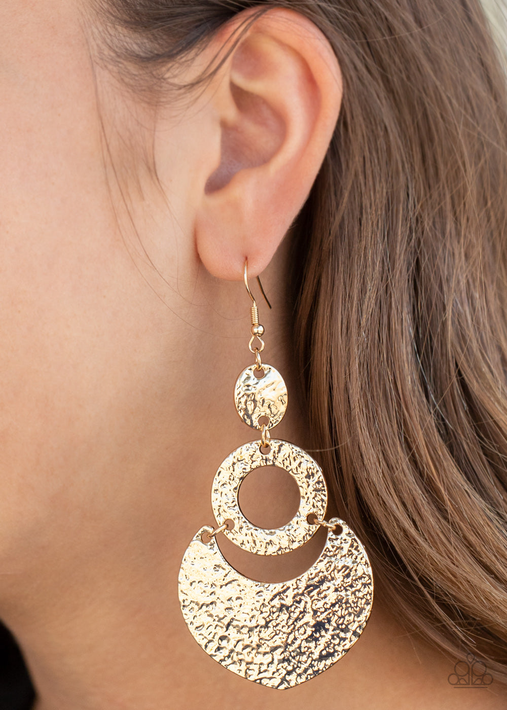 Paparazzi Earrings - Shimmer Suite - Gold