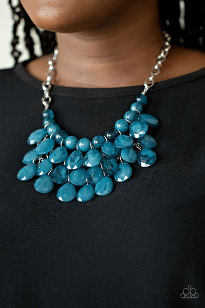 Paparazzi Necklace - Sorry To Burst Your Bubble - Blue