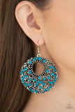 Paparazzi Earrings - Starry Showcase - Blue