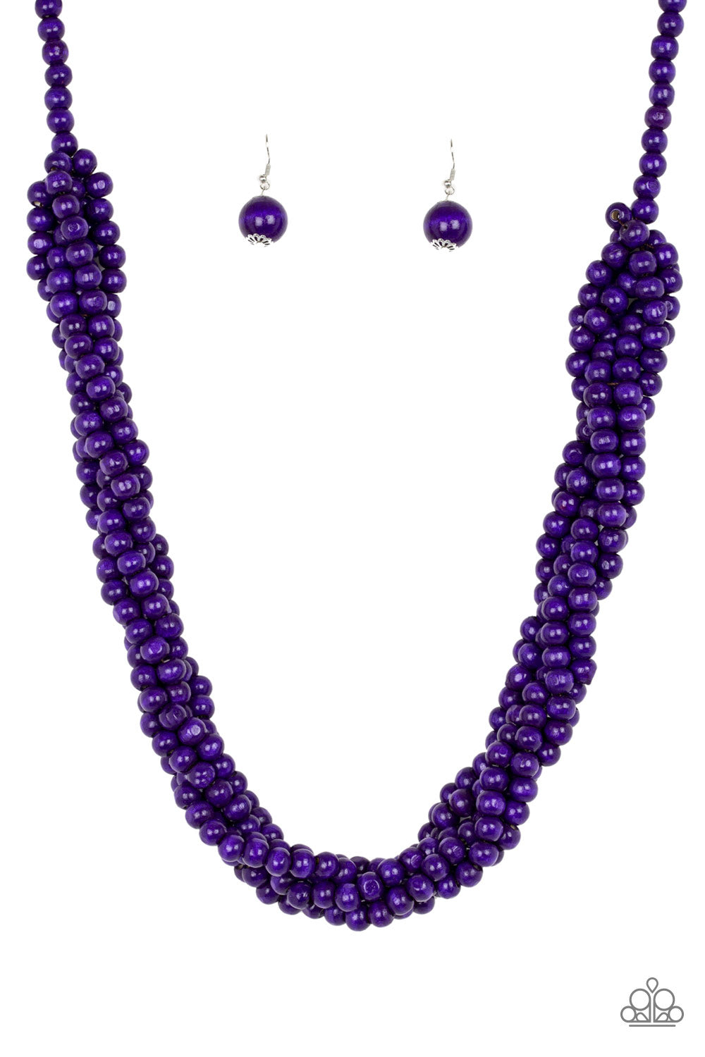 Paparazzi Necklace - Tahiti Tropic - Purple