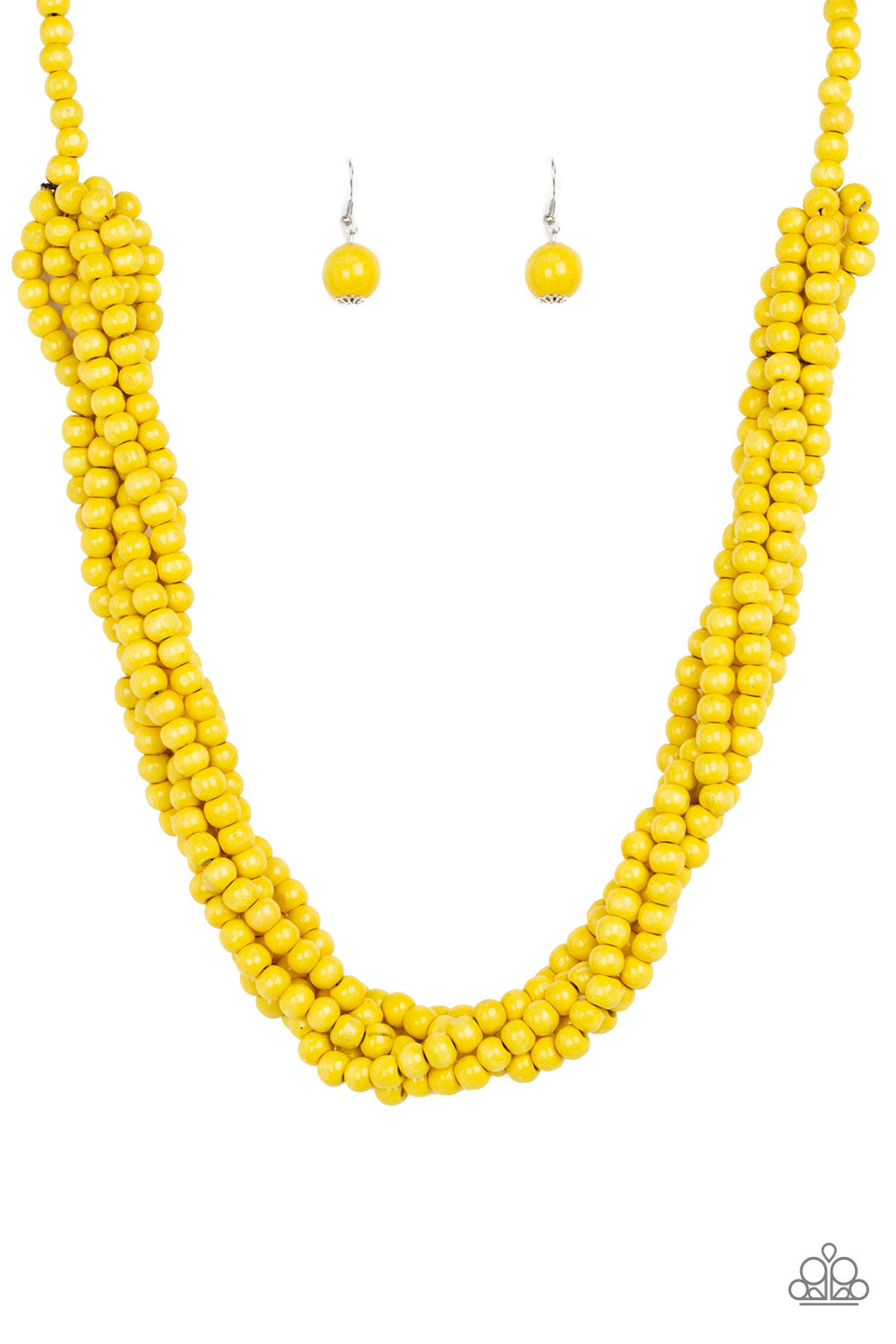 Paparazzi Necklace - Tahiti Tropic - Yellow