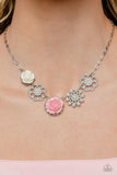 Paparazzi Necklace - Tea Party Favors - Pink - Life of the Party April 2023