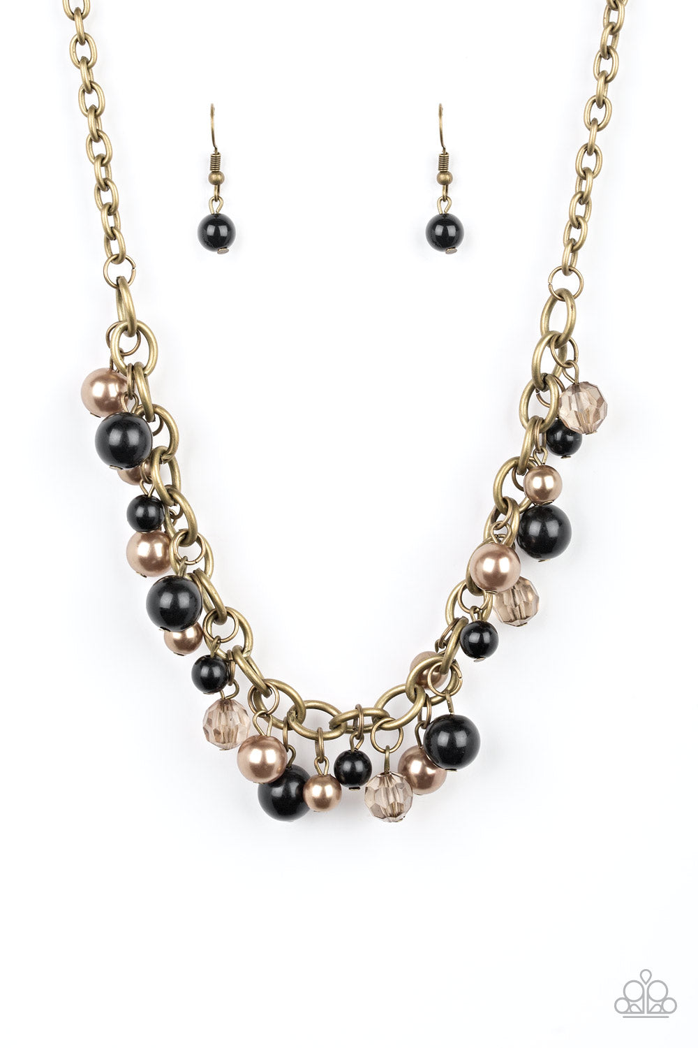 Paparazzi Necklace - The GRIT Crowd - Black