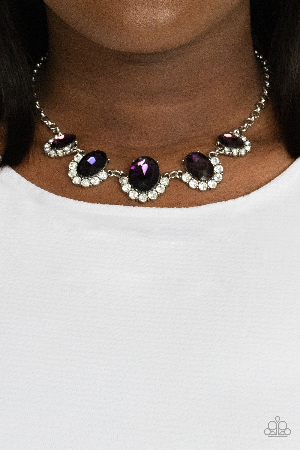 Paparazzi Necklace - The Queen Demands It - Purple