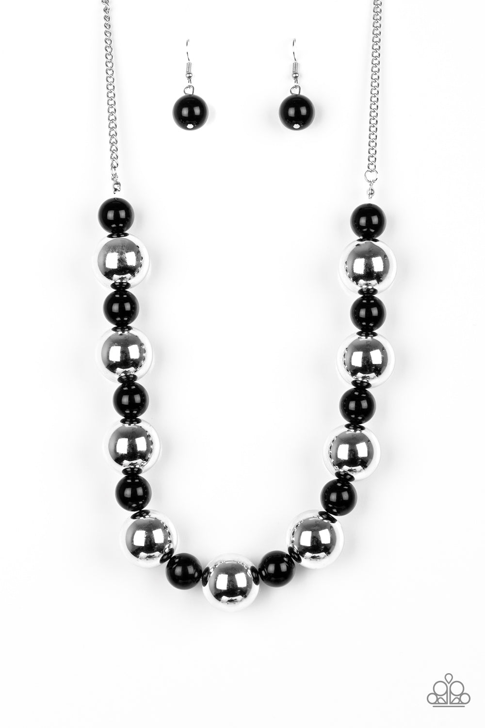 Paparazzi Necklace - Top Pop - Black