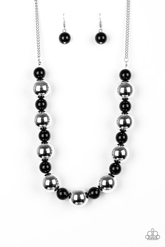 Paparazzi Necklace - Top Pop - Black